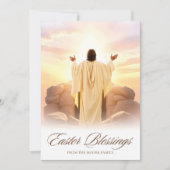 キリストの復活の祝福　パスハの祈り シーズンカード (正面)