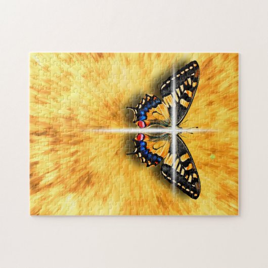 キリストの復活を象徴する蝶 ジグソーパズル (横)