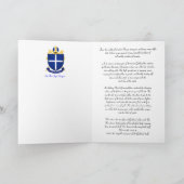 キリストの復活グリーティングカード – 教区 カード (内部)