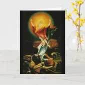 キリストの復活グリーティングカード – 教区 カード (黄色い花)