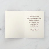 キリストの復活ファインアート復活祭 シーズンカード (内部)