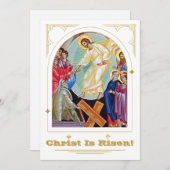 キリストの復活 『アナスタシス』 正教会の復活祭 招待状 (正面/裏面)