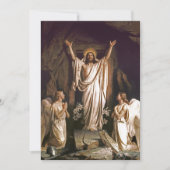 キリストの復活。ファインアートイースターカード シーズンカード (正面)