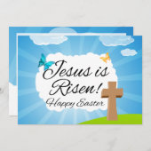 キリストの復活 招待状 (正面/裏面)