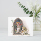 キリストの復活 教会の窓 ポストカード (スタンド正面)