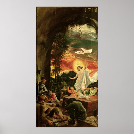 キリストの復活, 1518 ポスター (正面)
