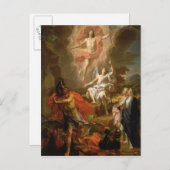 キリストの復活, 1700 ポストカード (正面/裏面)