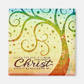 キリストの感性を通して私は全てのことを行うことができる マグネット (正面)