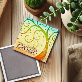 キリストの感性を通して私は全てのことを行うことができる マグネット