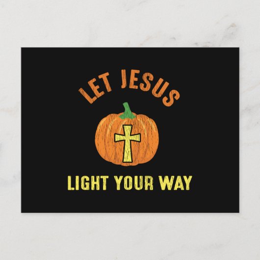 キリストの感謝の気持ちをイエスに照らしてやれ ポストカード (正面)