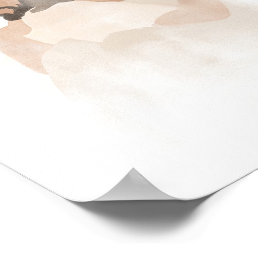 キリストの抱擁，イエス，イエス絵画の，世の芸術 ポスター (角)