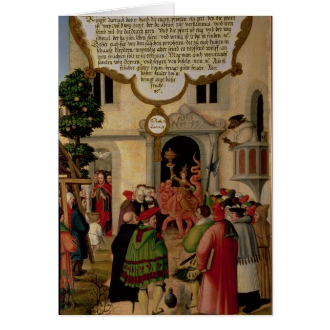 キリストの教授のイラストレーション (正面)