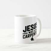 キリストの業イエスは大工であった コーヒーマグカップ (正面右)