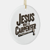 キリストの業イエスは大工であった セラミックオーナメント (右)