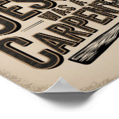 キリストの業イエスは大工であった ポスター (角)