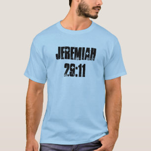 キリストの歩行の服装"ジェレミア29:11 " Tシャツ