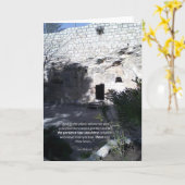 キリストの死と復活 - グリーティングカード (黄色い花)