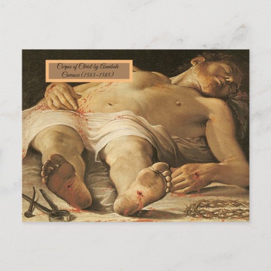 キリストの死体 ポストカード (正面)