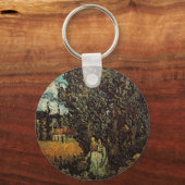 キリストの洗礼（または洗礼者ヨハネの説教）  ヴィンセント・ヴァン・ゴッホ キーホルダー (正面)