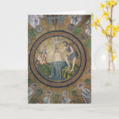 キリストの洗礼 カード (黄色い花)