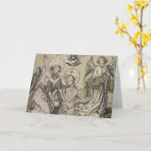 キリストの洗礼 カード (黄色い花)