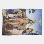『キリストの洗礼』(キリストのせん礼、伊: Battesimo di Cristo)は、ヴェロキオに キッチンタオル (横)