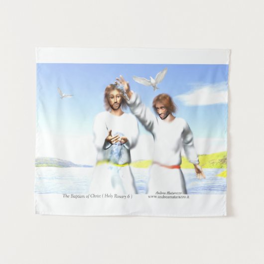 キリストの洗礼 タペストリー (正面(横))
