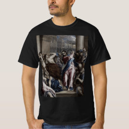 キリストの無法者ミーム　金銭交換者を追い回す Tシャツ