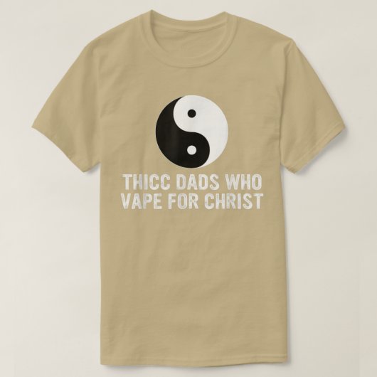 キリストの父の日のために吐くパパ Tシャツ (デザイン正面)