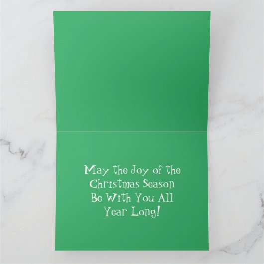 キリストの生誕の場面のクリスマスカード サンキューカード (内部)