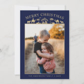 キリストの生誕の場面の赤ちゃんイエス・キリスト シーズンカード (正面)