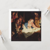 キリストの生誕の場面 カード (正面/裏面インサイチュ)