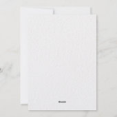 キリストの生誕の場面 シーズンカード (裏面)