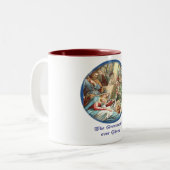 キリストの生誕の場面 ツートーンマグカップ (正面左)