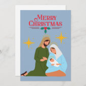 キリストの生誕 シーズンカード (正面/裏面)