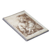 キリストの睡眠の子供を持つセントジョーゼフ(ペン及びb ノートブック (右側)