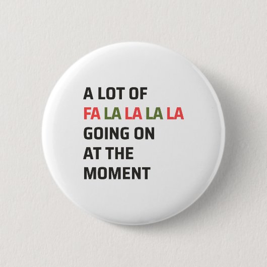 キリストの瞬間に起こっている多くのFa La La La 缶バッジ (正面)