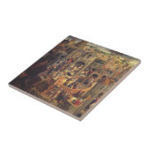 キリストの磔刑の場面 タイル (側面)