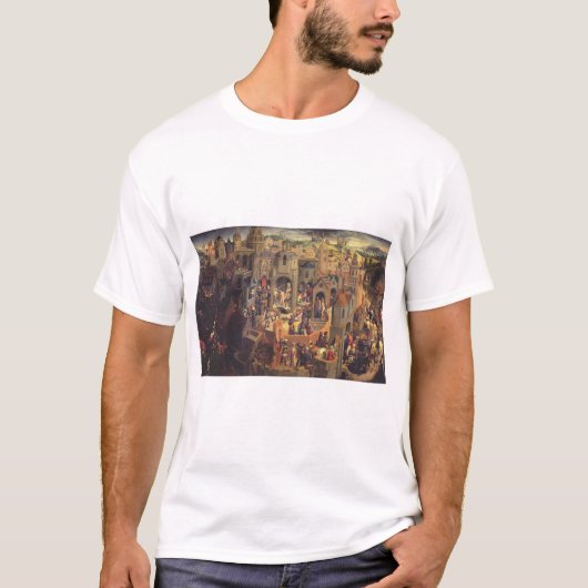 キリストの磔刑の場面 Tシャツ (正面)