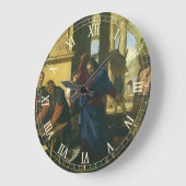 キリストの神殿浄化 ラージ壁時計 (傾斜)