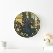 キリストの神殿浄化 ラージ壁時計 (ホーム)