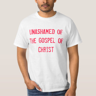 キリストの福音を恥じない Tシャツ