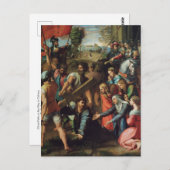 キリストの秋カルヴァリへの道ラファエルポスト ポストカード (正面/裏面)