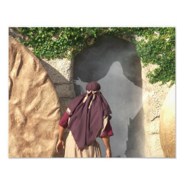 キリストの空の墓の復活の写真 フォトプリント           