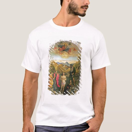 キリストの聖ヨハネの祭壇の背後の飾りの洗礼 Tシャツ (正面)