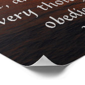 キリストの聖句の日没に従う ポスター (角)