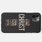 キリストの聖書の詩を通して、私は全てのことができる Case-Mate iPhoneケース (裏面(横))