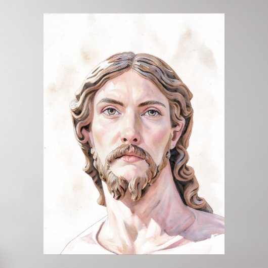キリストの胸像（ミケランジェロ作） ポスター (正面)