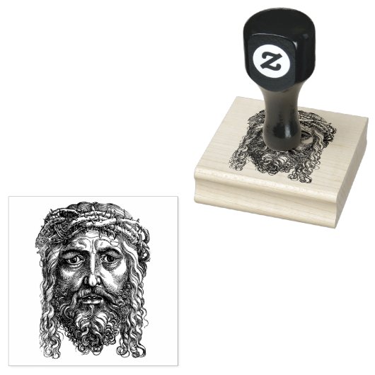 キリストの胸部の情熱に飾られたイエス ラバースタンプ (押印)