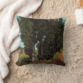 キリストの茨の冠（女性像２体付） by ヴィンセント・ヴァン・ゴッホ クッション (ブランケット)